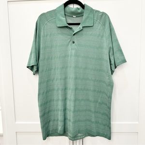 Lululemon Green Polo Shirt